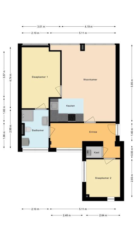Mendelssohnlaan 3 - L Floorplan Blur 0