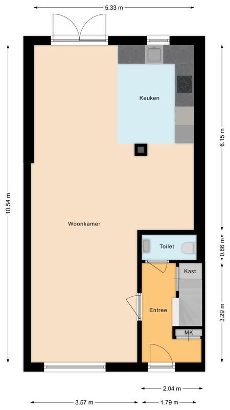 Drossaardstraat 15 Floorplan Blur 0