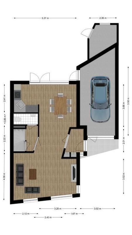 Marssumstraat 8 Floorplan Blur 0