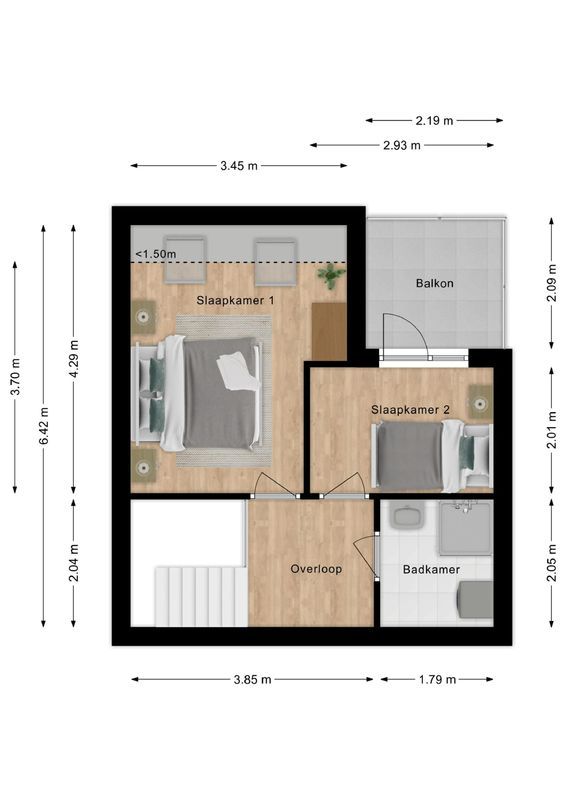 Wilhelminastraat 10 - h Floorplan Blur 1