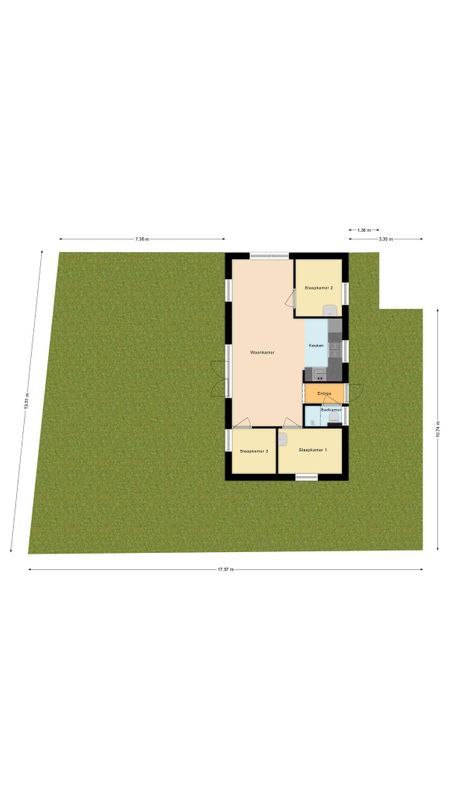 Flaasbloem huisnr 1365 Floorplan Blur 1