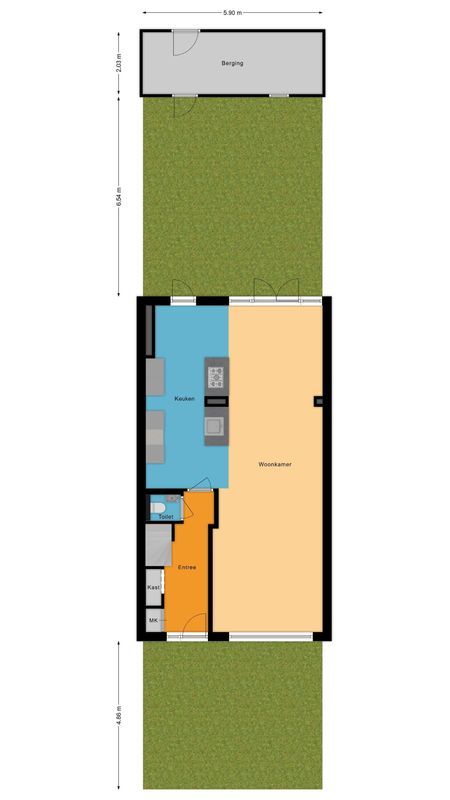 de Ruyterstraat 49 Floorplan Blur 3
