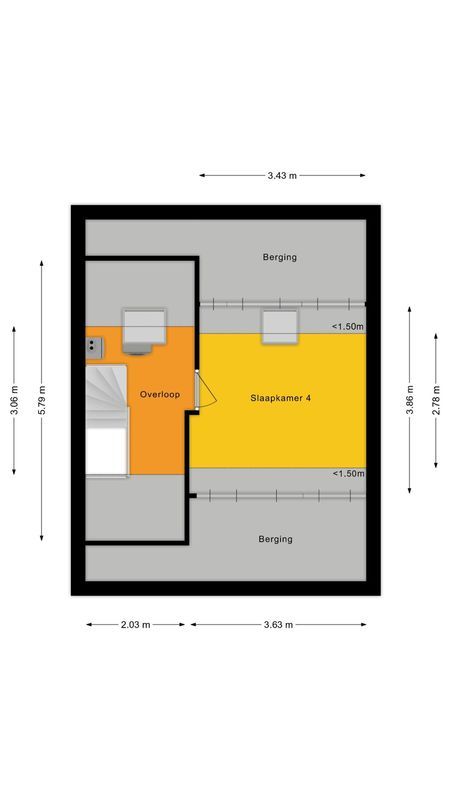 de Ruyterstraat 49 Floorplan Blur 2