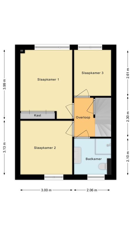 Clausstraat 16 Floorplan Blur 2