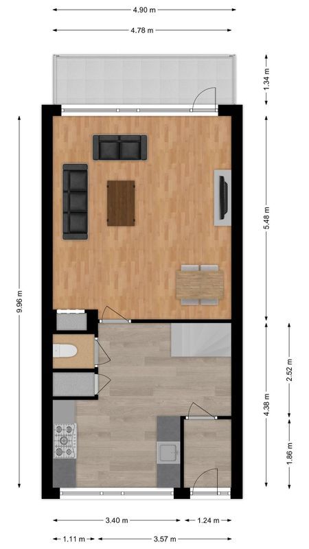 Generaal Barberstraat 49 Floorplan Blur 1