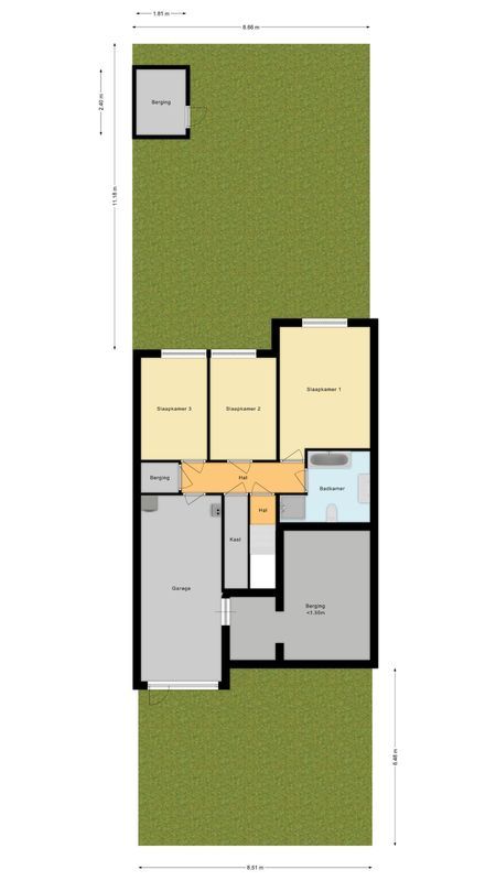 Marga Klompelaan 31 Floorplan Blur 3