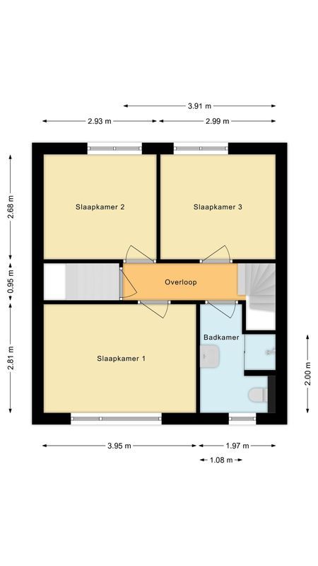 Nassaulaan 25 Floorplan Blur 1