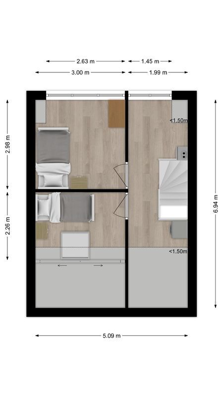 Midwoldestraat 19 Floorplan Blur 3