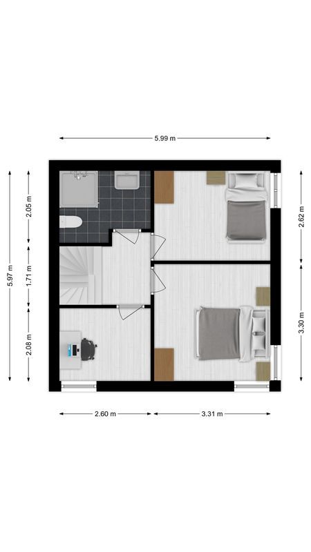 Biggekerkestraat 41 Floorplan Blur 1