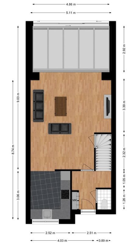 Midslandstraat 55 Floorplan Blur 0