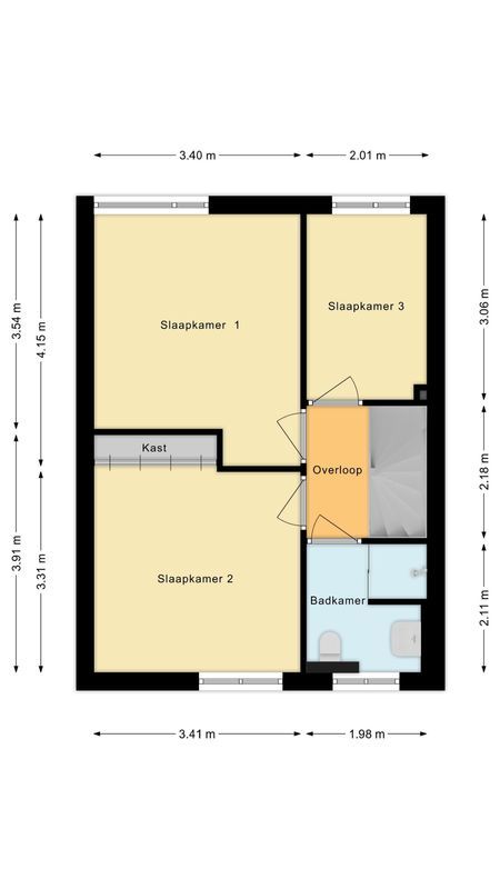 Hubertusveld 35 Floorplan Blur 1