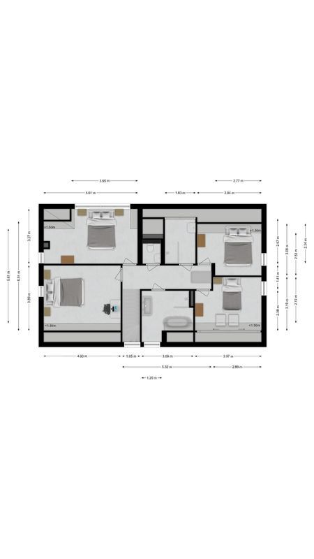 Raadhuisstraat 21 - b Floorplan Blur 2