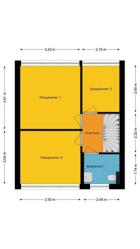 Planetenstraat 10 Floorplan Blur 1