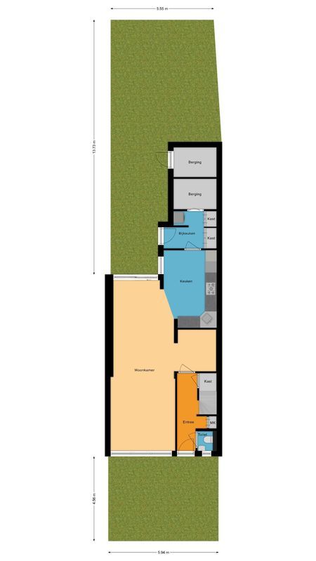 Planetenstraat 10 Floorplan Blur 2