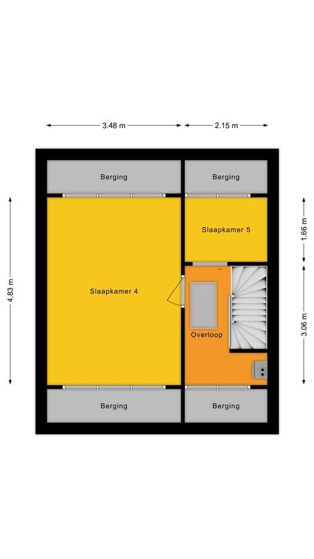 Planetenstraat 10 Floorplan Blur 3