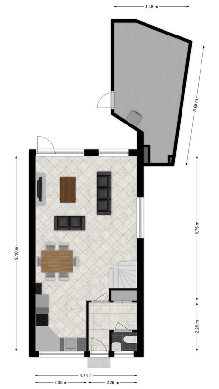 Kapelstraat 83 - a Floorplan Blur 0