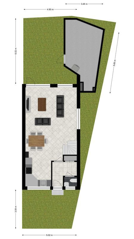 Kapelstraat 83 - a Floorplan Blur 2