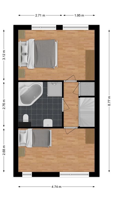 Kapelstraat 83 - a Floorplan Blur 1