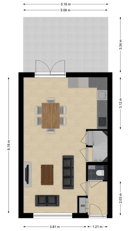 Lochemstraat 3 Floorplan Blur 0