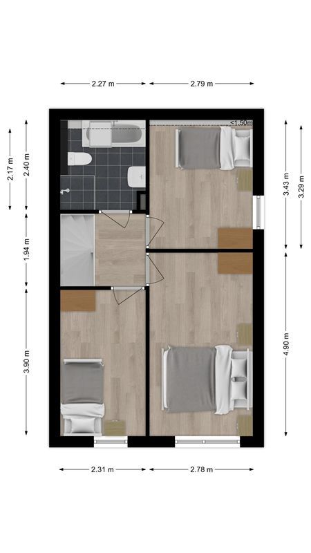 Hendrik Tollensdreef 78 Floorplan Blur 1