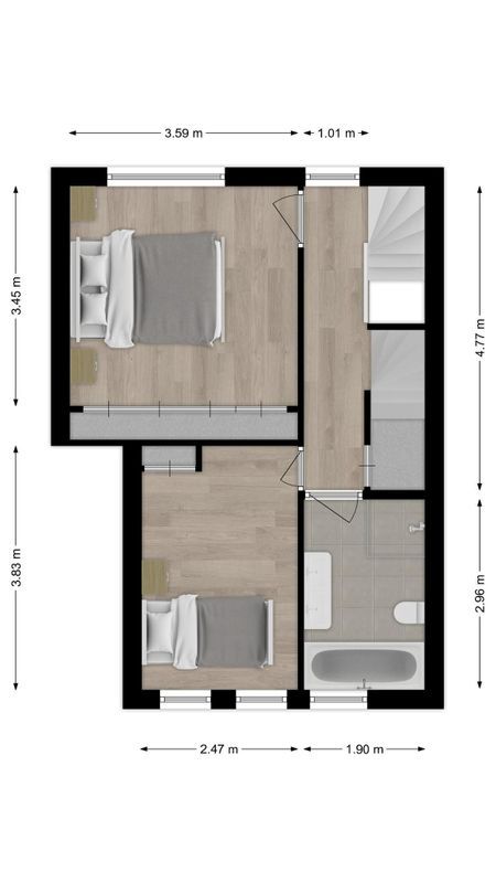 Oscar Leeuwstraat 18 Floorplan Blur 1