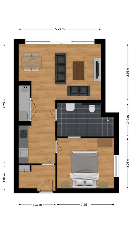 De Kerkschuur 1 Floorplan Blur 1