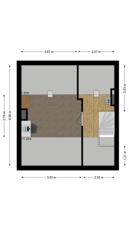 Kastanjestraat 44 Floorplan Blur 3