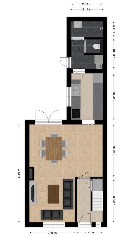 Bilderdijkstraat 36 Floorplan Blur 0