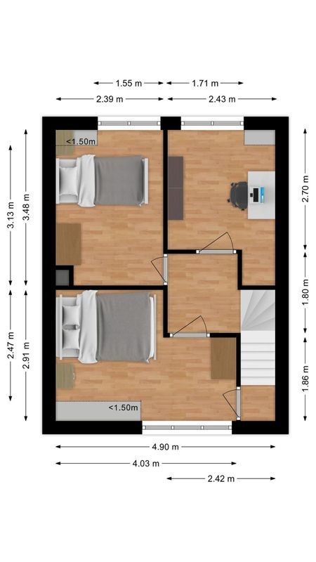 Bilderdijkstraat 36 Floorplan Blur 1