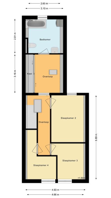 Pastoor Gillisstraat 146 Floorplan Blur 2