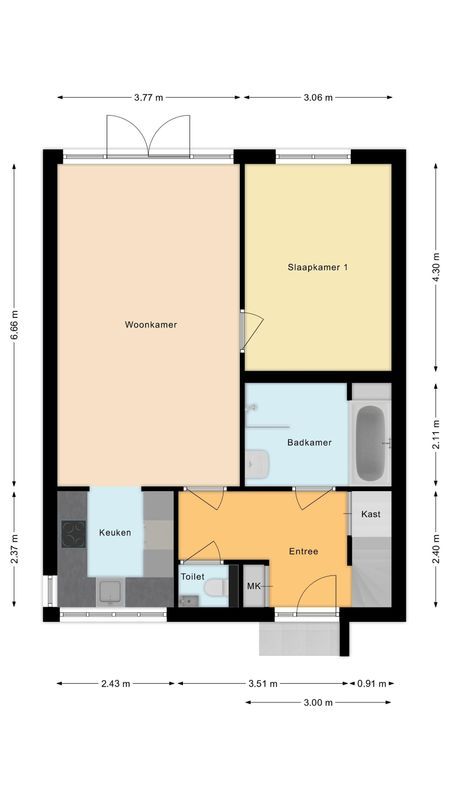 Generaal Maczekstraat 22 Floorplan Blur 0