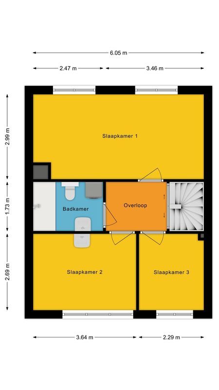 Kortenaerstraat 10 Floorplan Blur 1