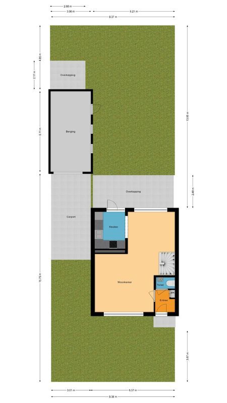 Kortenaerstraat 10 Floorplan Blur 2
