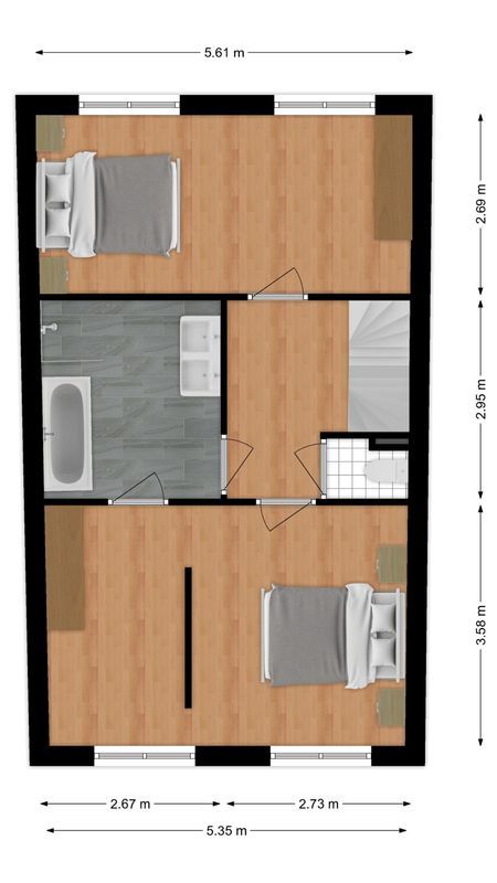 Ommenstraat 19 Floorplan Blur 1