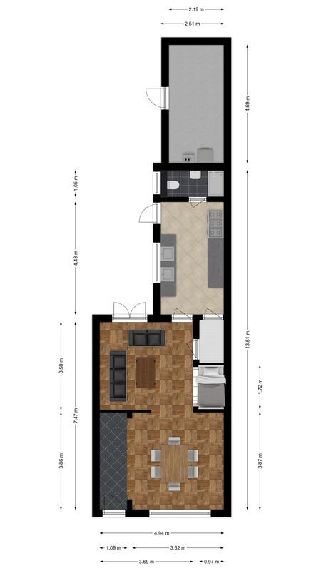 Zuid-Oosterstraat 51 Floorplan Blur 0