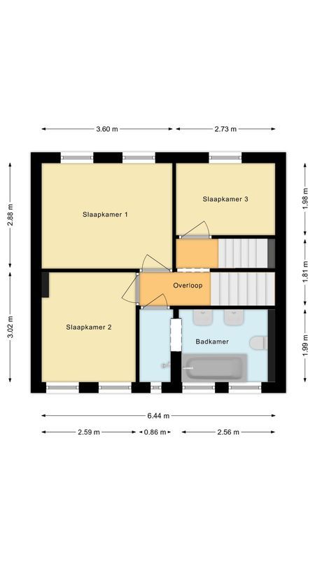 Memlingstraat 28 Floorplan Blur 2