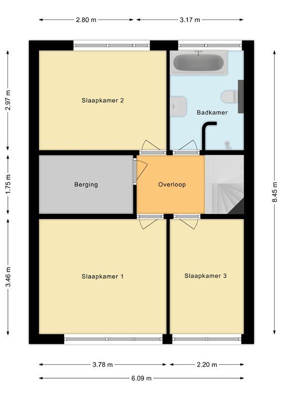 Poorterstraat 16 Floorplan Blur 1