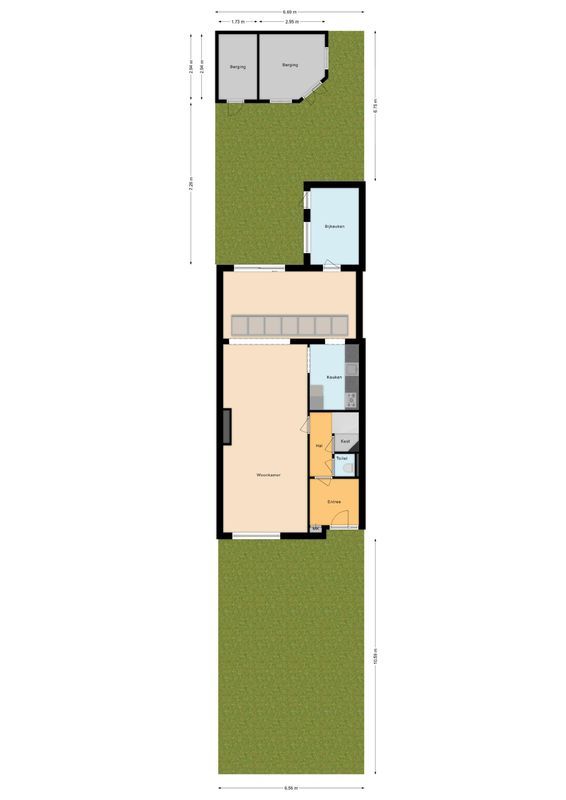 Poorterstraat 16 Floorplan Blur 3