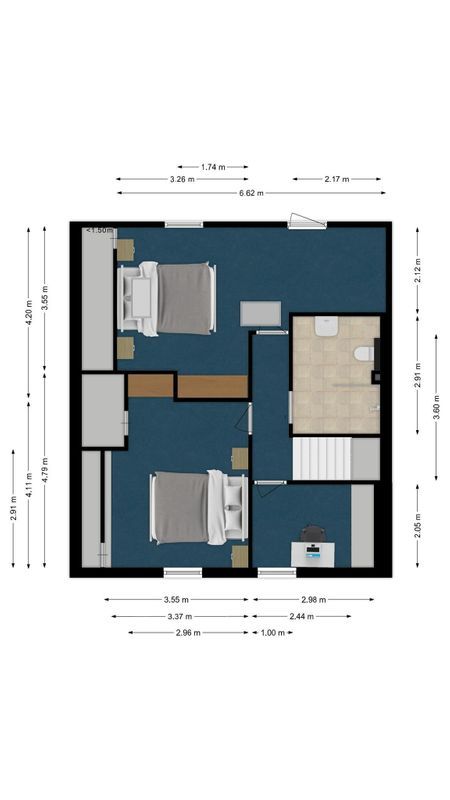 Kerkstraat 4 Floorplan Blur 1