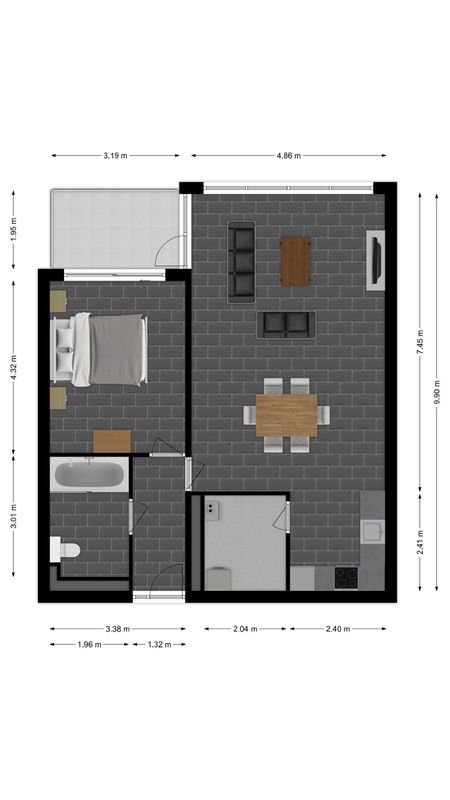 Oude Hilvarenbeekseweg 3 - 03 Floorplan Blur 0