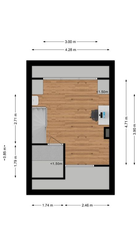 Heile Schoorstraat 35 Floorplan Blur 3