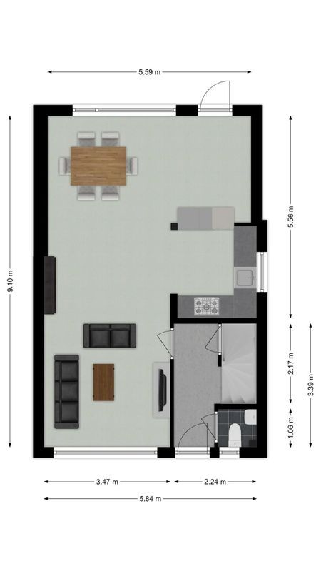 Palmenstraat 16 Floorplan Blur 0