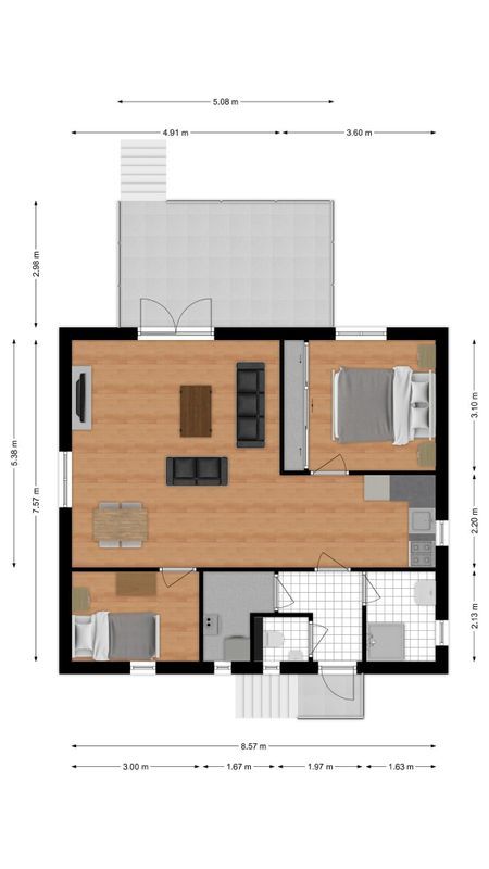 Vier Heultjes 304 Floorplan Blur 1