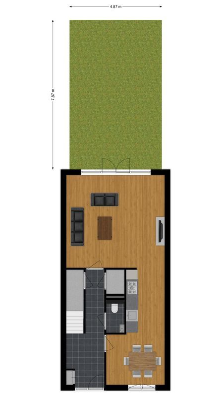 Elzenstraat 41 Floorplan Blur 3