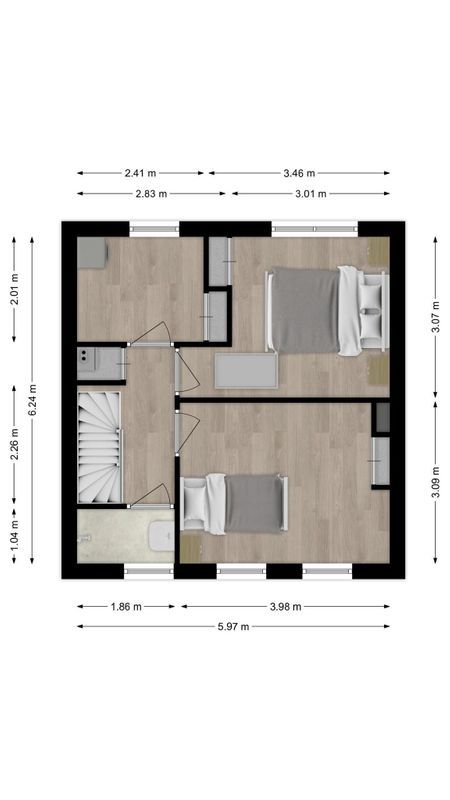 Willem Knuttelstraat 39 Floorplan Blur 1