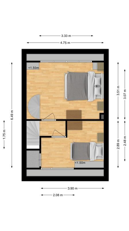 Bilderdijkstraat 38 Floorplan Blur 2