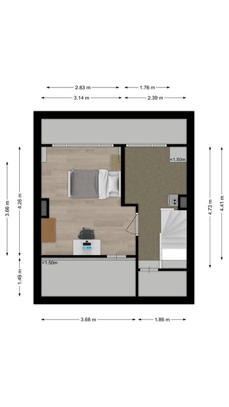 Mercuriusstraat 14 Floorplan Blur 3