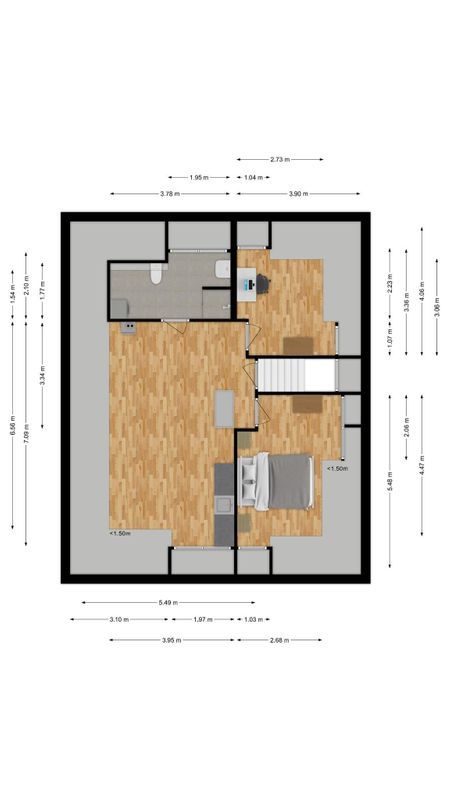Volkelstraat 10 Floorplan Blur 4