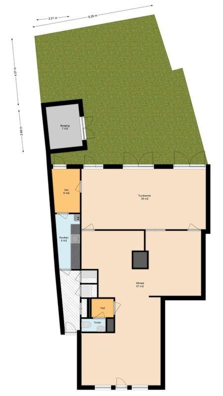 Raadhuisstraat 3 Floorplan Blur 4