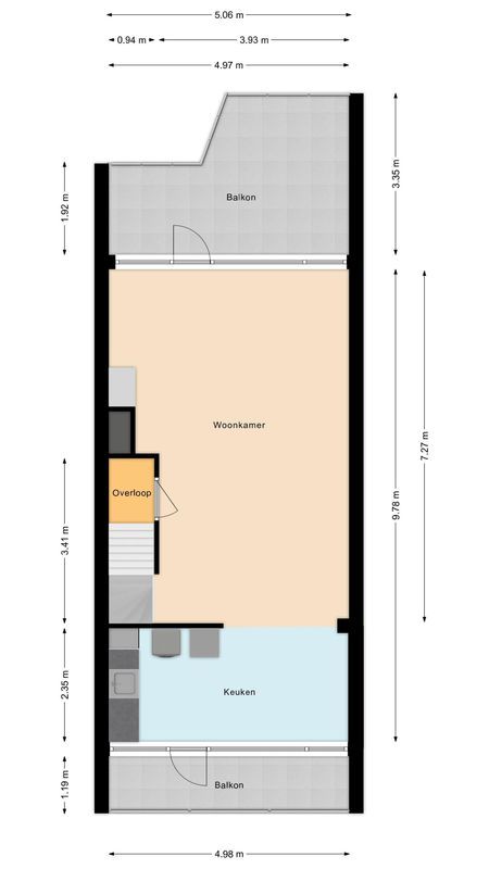 Beringstraat 85 Floorplan Blur 1
